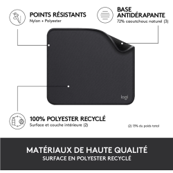 Tapis de souris Logitech Basic – Reconditionné